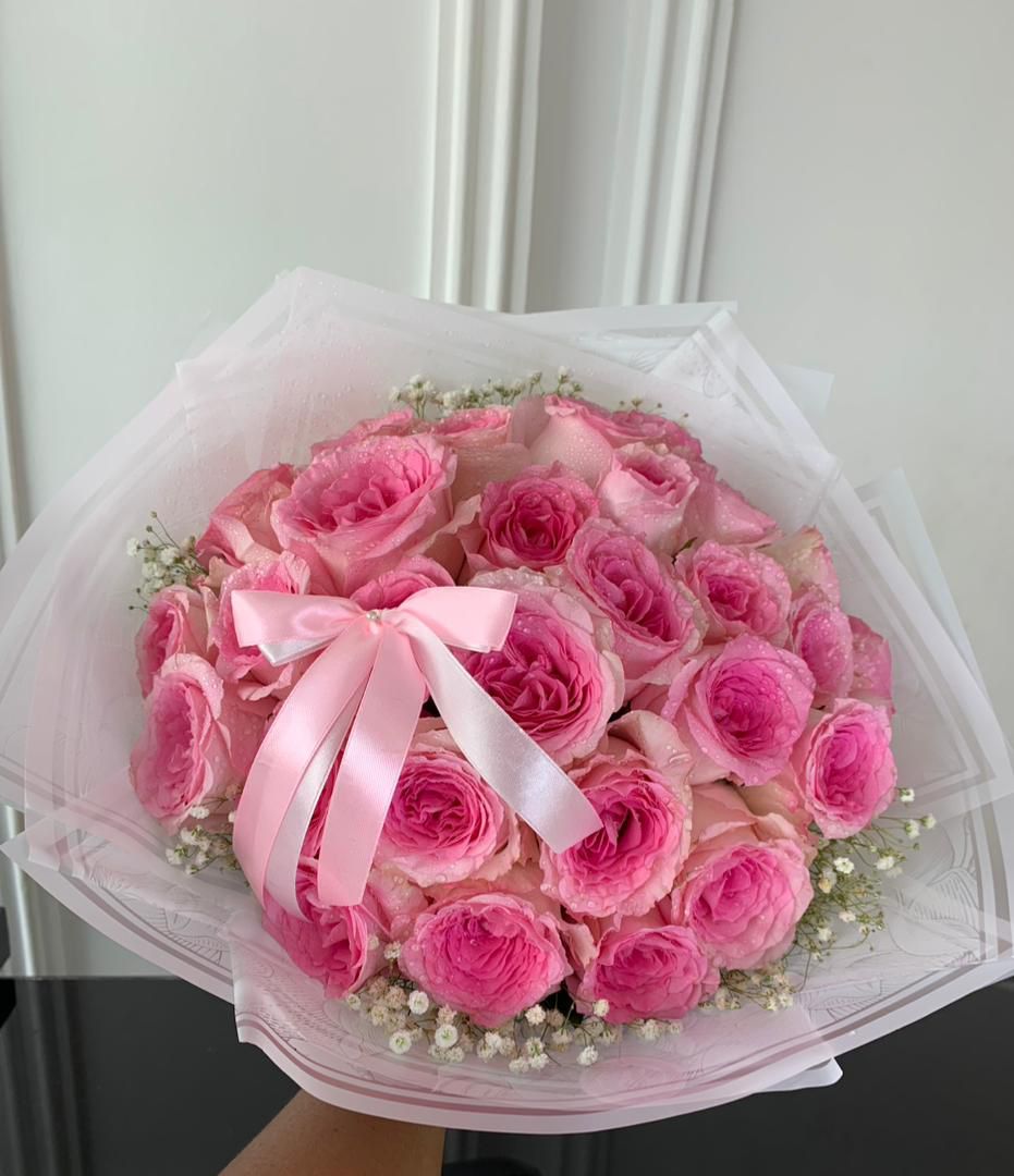 30 roses bouquet (blush pink) from vmilleon roses