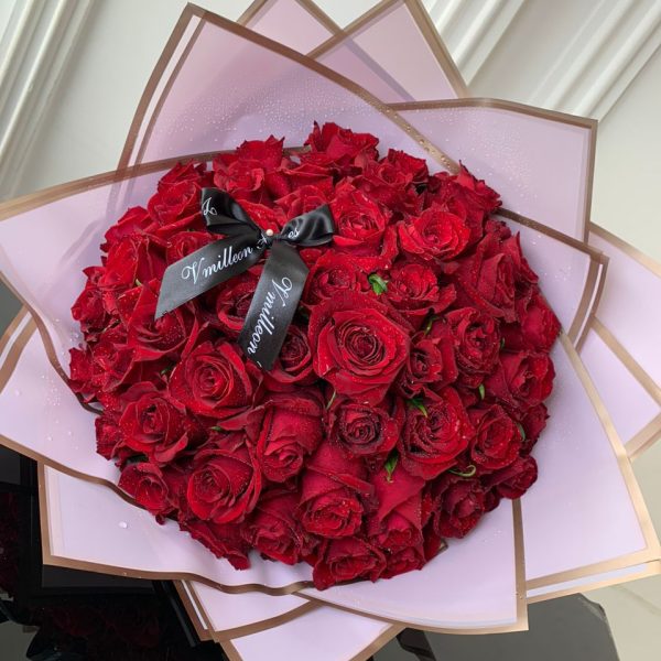 50 Classic Red Roses Bouquet