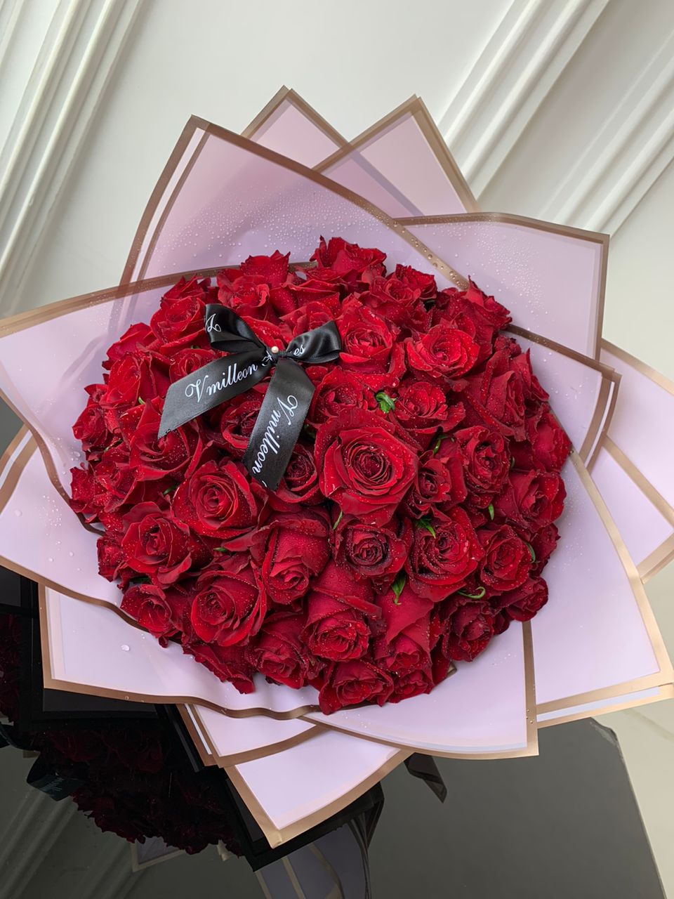 50 Classic Red Roses Bouquet